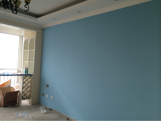请帮忙参考一下蓝色沙发背景墙搭配什么颜色的